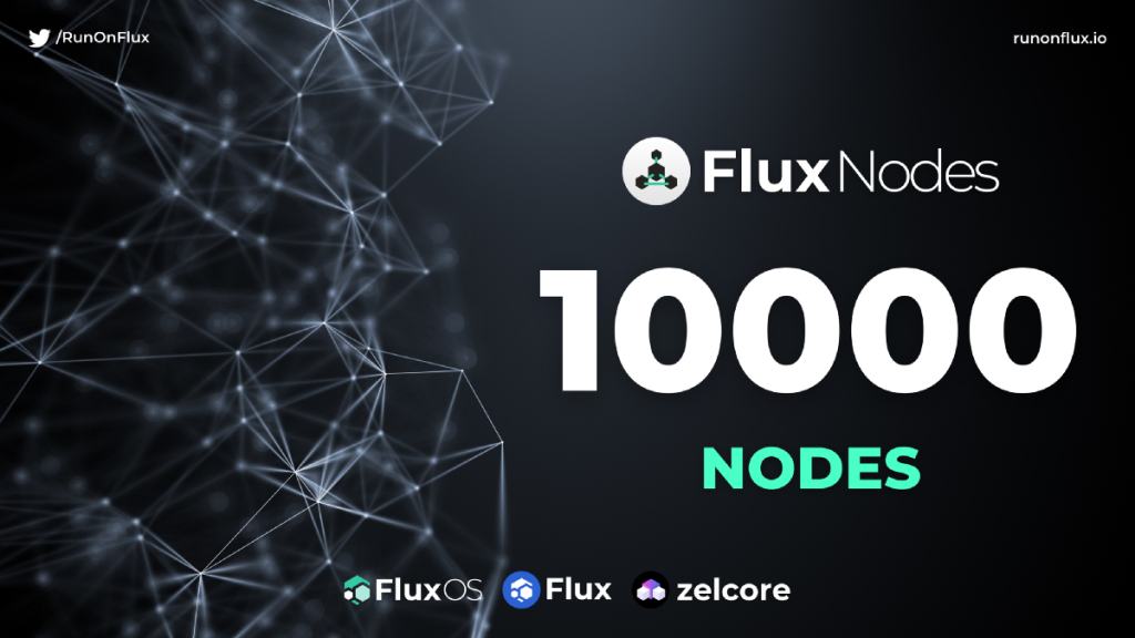 10000 node (nodes) a Flux ökoszisztémában
